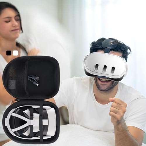 Peyyargo Étui de Protection pour Meta Quest 2/3 / 3S Casque VR (Gris) – vue 9