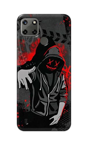 Image of Printed Hard Back Cover for Realme C21Y Back Cover (Hoodie Rapper) -190724(EA)