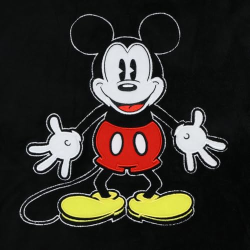 Disney Mickey Mouse Men's Embroidered Design 3D Ears Plush Fleece Adult Pullover Sweatshirt2