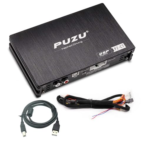 Amazon.co.jp: puzu 4 chから6 ch車載オーディオdspアンプ、出力4*150