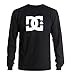 DC Men's Star Long Sleeve Tee Shirt, Black 2016, Large