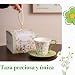 Imagen de OHAANYY Taza Café Porcelana Platillo Vajilla Flores Mariposas Té Verde