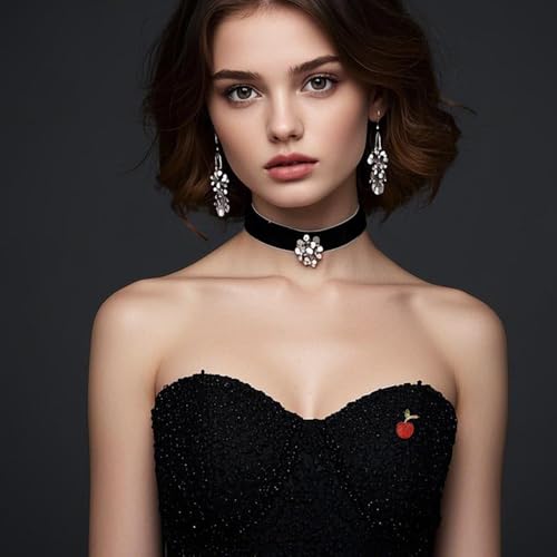 Image of Enamel Fruit Brooch for Women Rhinestones Fruit Lapel Pin Elegant Fruit Brooches Jewelry Gift, Perfect for Dresses Hat Bag