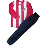 Atlético de Madrid Pijama Invierno Adulto Tejido coralina Producto Oficial (S)