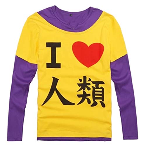 No juego No vida juego de la vida Sora Cosplay Imanity I Love los humanos T Shirt disfraz tamaño de Asia