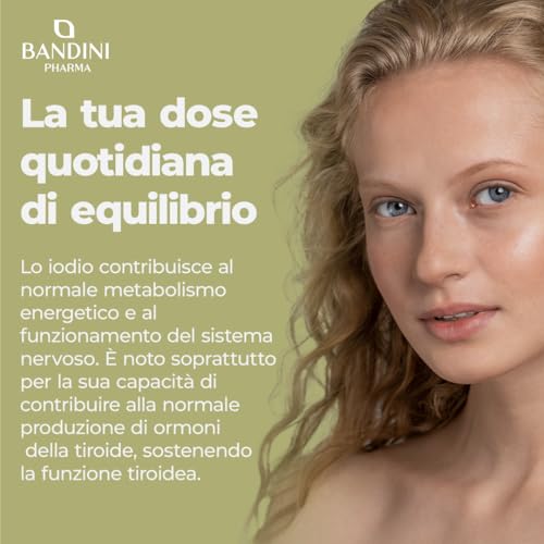 Bandini® Ioduro Di Potassio 365 Compresse Da 400Mcg, Integratore Di Iodio Ad Alto Dosaggio Vegan, Fornitura +1 Anno, Iodio Puro In Micro-Compresse Facilmente Deglutibili, Senza Glutine E Senza Ogm - 3