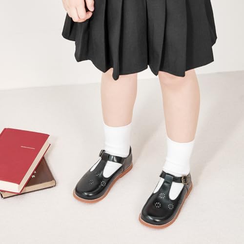 Image of Felix & Flora Toddler Little Girl Mary Jane Dress Shoes - Ballet Flats for Girl Party School Shoes