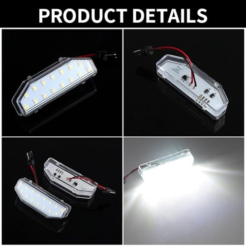 Luces traseras blancas de matrícula para Mazda 6 GH y RX8 canbus sin error 3