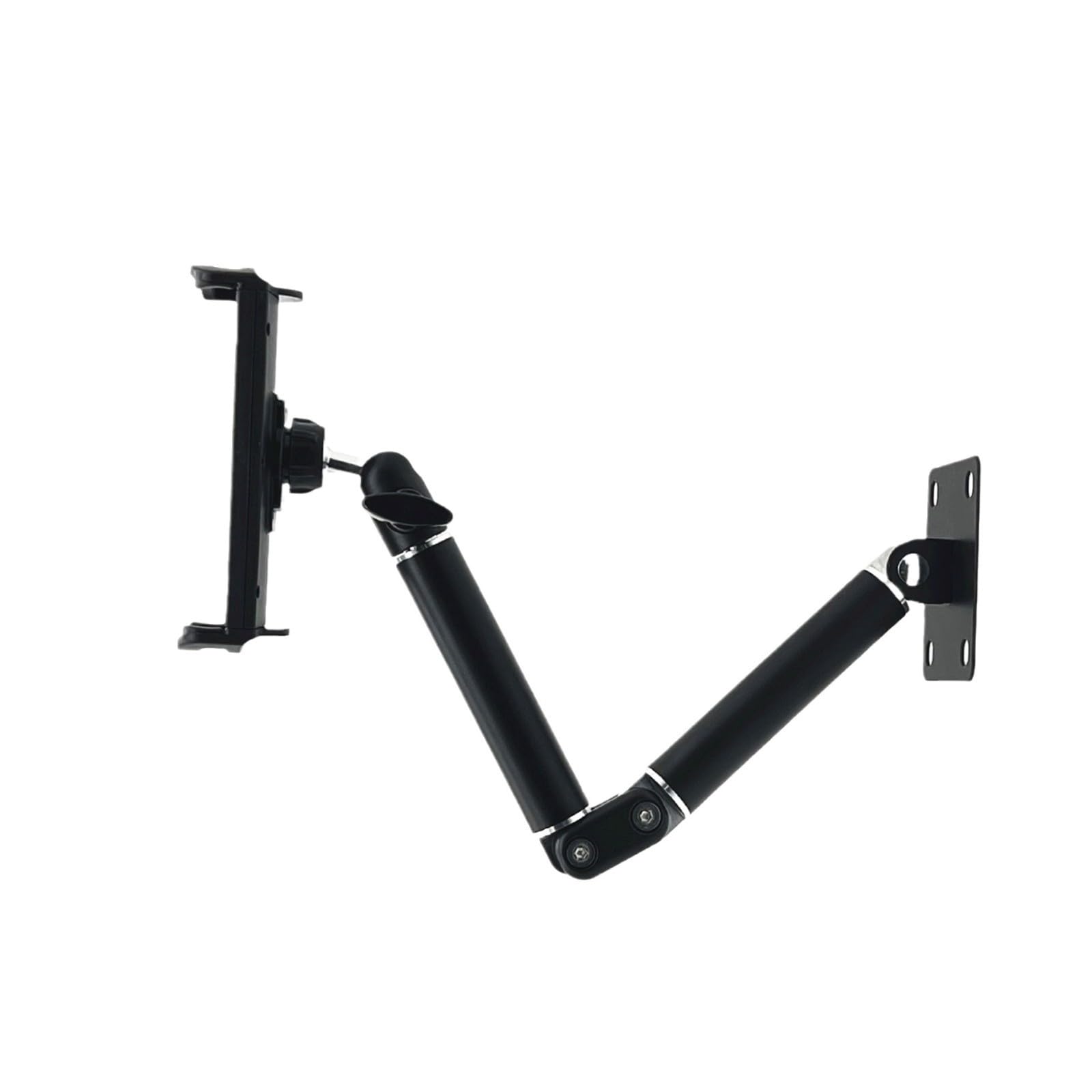 Supporto da parete per tablet a 2 sezioni verticale regolabile Supporto da parete per tablet di grandi dimensioni per 4 tablet e telefoni da 13 pollici