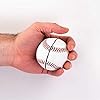Half Baseball for Baseball Craft Creativity, 3-Dimensional Leather Baseball, as Part of Baseball Room Decor, Baseball Decor Boys Room or Baseball Gift (2 Pieces) #4