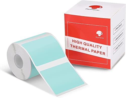 Phomemo self-Adhesive Transparent Thermal Label,40mm × 60mm Multifunctional Transparent LabelCompatible with Phommeo M110 M120 M220 M200 Printer, 130 Labels/roll (Transparent Label)