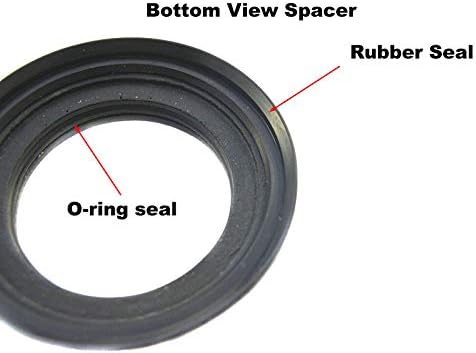 Miniatura 2 de OMNI Racer Worlds LIGHTEST Auriculares integrados con espaciador de carbono cónico, 1-18" 0.394in mate