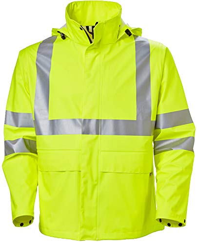 Helly-Hansen Men's Workwear Alta Rain Jacket Ansi, Yellow