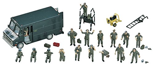 Preisvergleich Produktbild Hasegawa HAS 35007 - US Pilot and Ground Crew Set