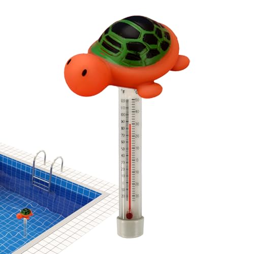 Termómetro flotante para piscina, termómetro para spa – Sonda a prueba de golpes con cordón resistente para spas y piscinas