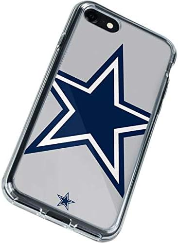 Skinit Clear Phone Case Compatible with iPhone SE (2nd & 3rd Gen) - Officially Licensed NFL Dallas Cowboys Large Logo Design