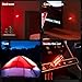 4 PCS USB Night Light Bulb, Portable Plug-in Retro Car Interior Ambient Lights, Mini Touch Dimmable Glass Bottle LED Bulb for Vehicle, Bedroom, Hallway, Camping, Holiday(4 PSC Red)