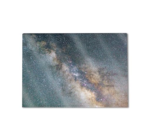 Image of Glossy Glitter Gaming Skin Compatible with HP Envy x360 16 inch (2023) - Galactic Landscape - Premium 3M Vinyl Protective Wrap Decal Cover - Easy to Apply | Crafted in The USA by MightySkins