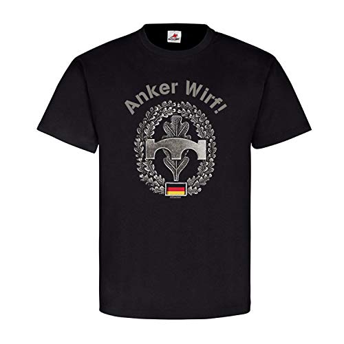 T-shirt pour homme Anker 20636 haut noir taille M vêtement basique manches courtes