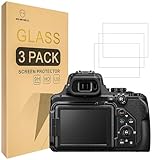Mr.Shield Screen Protector compatible with Nikon COOLPIX P1100 [Tempered Glass] [3-PACK] [Japan Glass with 9H Hardness]
