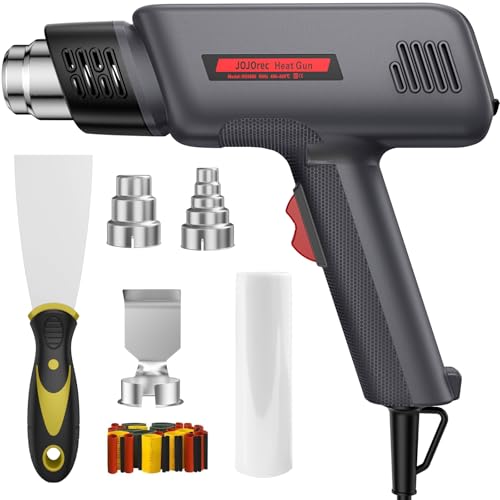 Décapeur Thermique Professionnel 2000W, JOJOrec Pistolet à Air Chaud 400℃ & 600℃ Réglages...