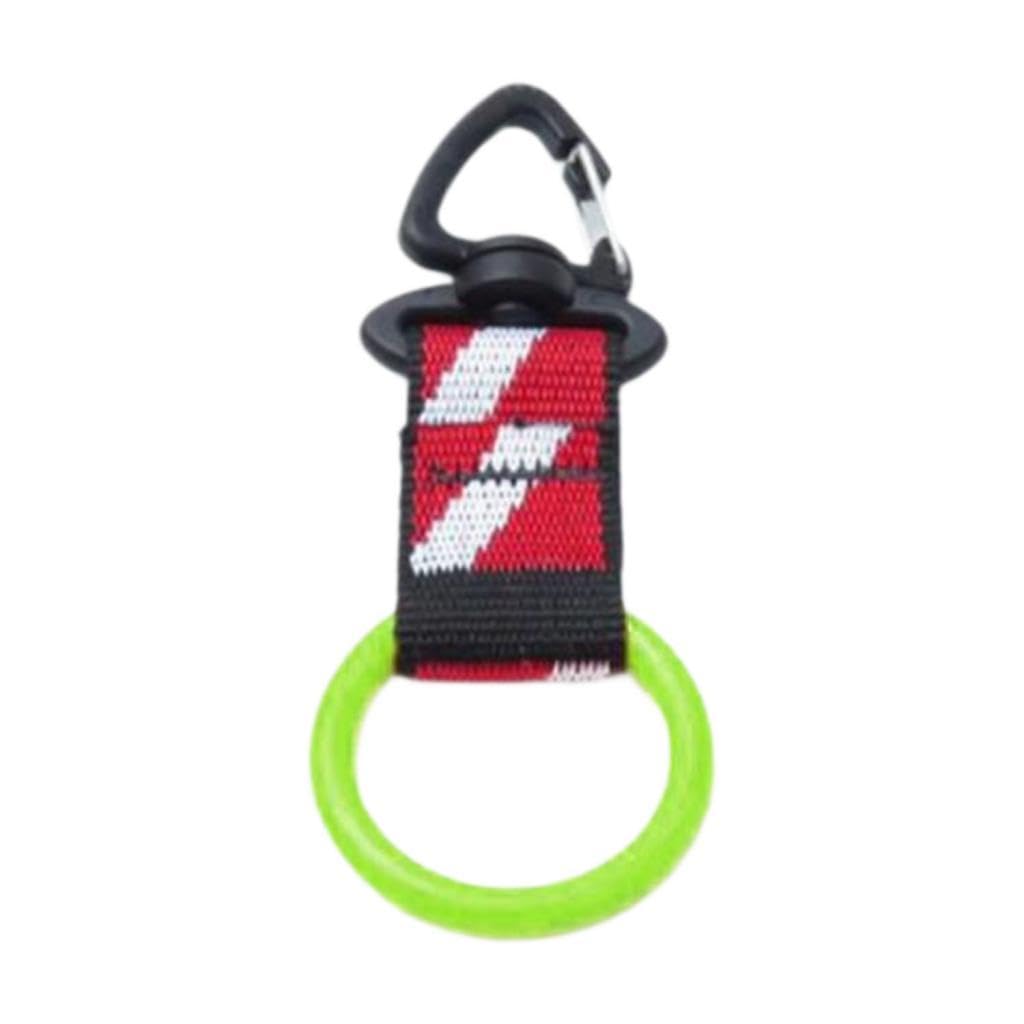 QSTDGVPW Scuba Mouthpiece Holder, Protection Retainer, Mouthpiece Keeper for 2ND Stage, Flag Green Circle