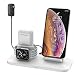 Wireless Charger, 3 in 1 Wireless Charging Station for Apple Watch and iPhone Airpods, Wireless Charging Stand Compatible for Apple iPhone X/XS/XR/Xs Max/8/8 Plus Apple Watch Series 4 3 2 1 Airpods