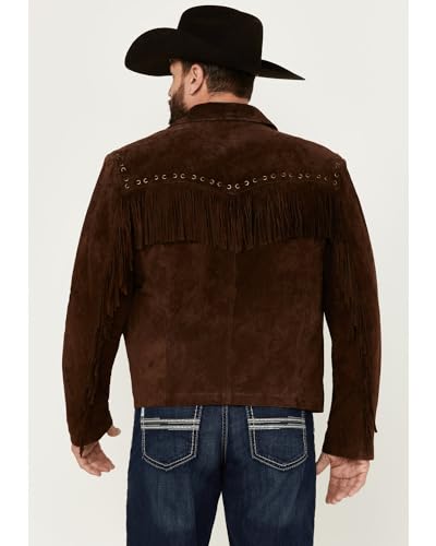 Image of Scully Men's Leather Fringe Jacket - 221-86 US