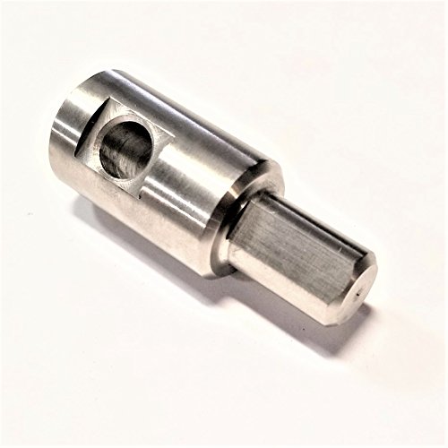 Vendetta Precision Garden Auger Power Drill Adapter - Stainless Steel