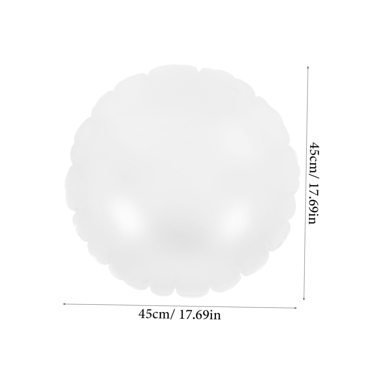 Happyyami Travel-Friendly Inflatable Pillow Insert Sofa Cushion Foam Decor Pillows for Outdoor Use