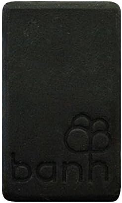 banh Bamboo Charcoal All Natural Vegan Cold Process Handmade Black Soap Bar, 8.1 Oz. Detoxifying & Reducing odor - Formulated with 100% vegetable oils such as Tea tree oil, Olive oil and Coconut oil. Enriched with Shea butter, Vitamin E and B3. For face and body.