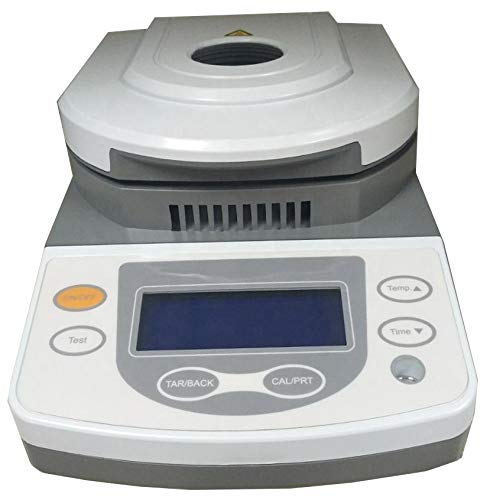 HFBTE Halogen Moisture Analyzer Lab Moisture Meter with Weighing Range 100g 0.1g Readability 1mg 0.0