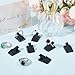 NICENEEDED 25 Pcs Black Ring Display Holder, Plastic Jewelry Display for Rings, Single Finger Cone ring Support Stand for Jewelry Store Rings Showcase Photography Props