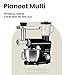 ZEEGMA PLANEET MULTI Robot de Cocina Planetario 1900W 3 en 1 Imagen de ZEEGMA PLANEET MULTI Robot de Cocina Planetario 1900W 3 en 1