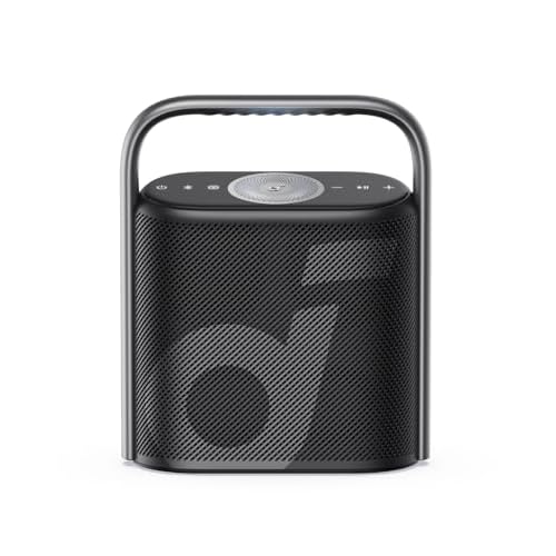 soundcore Motion X500 Portable Bluetooth Speaker, Wireless Speaker with Immersive Spatial Audio, Wireless Hi-Res Sound with 3X Detail, 3-Channel Audio, and an Upward Firing Driver with Ambie