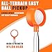 BIRDIEBLAST Golf Ball Retriever Telescopic, with Golf Ball Grabber for End of Putter, 9Ft/12Ft/17Ft/20Ft Stainless Steel Golf Ball Retriever for Water (20FT)