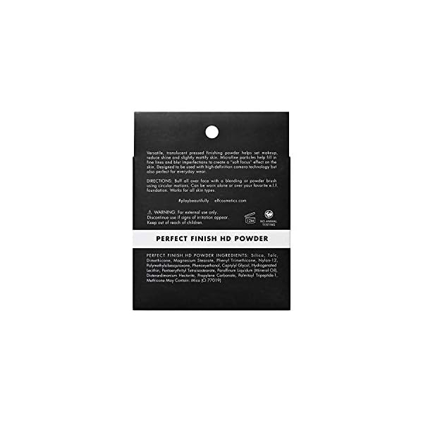 elf-Perfect-Finish-HD-Powder-Convenient-Portable-Compact-Fills-Fine-Lines-Blurs-Imperfections-Soft-Smooth-Finish-Anytime-Wear-028-Oz e.l.f. Perfect Finish HD Powder, Blurs Fine Lines & Imperfections, All Day Wear, Perfect for On The Go, 0.28 Oz