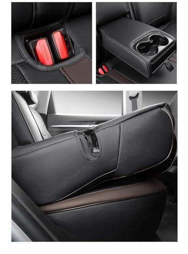 Housse de siège auto Haval H6 protégeant le cuir ventilé bleu à 360 degrés - 7