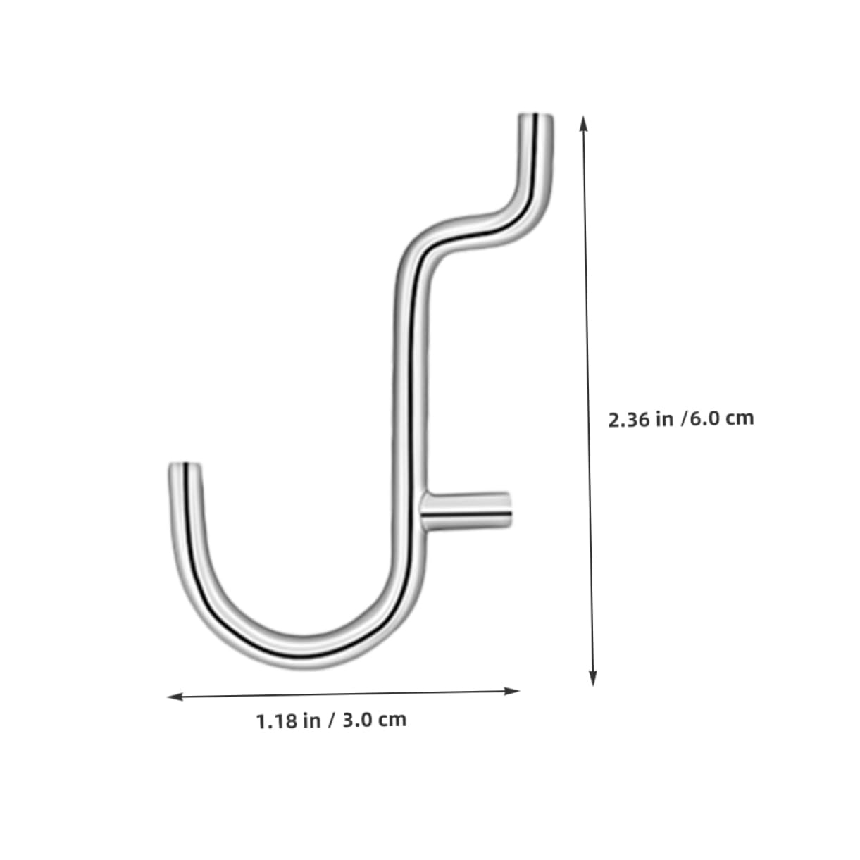 SEWOART Pegboard Accessory Kit Pcs Metal Hooks Storage Hooks for Garage Kitchen Office Heavy Duty