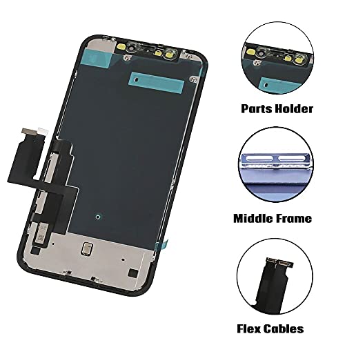 Fixerman para iPhone Xr tela de substituição 6,1 polegadas, LCD tela sensível ao toque digitalizador
