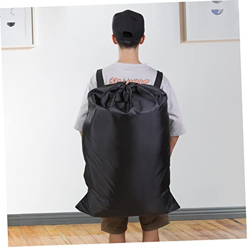 Cabilock Large Waterproof Heavy Duty Backpack Laundry Bag Sturdy Polyester Clothes Storage Bag for Camping Travel and Household Use3