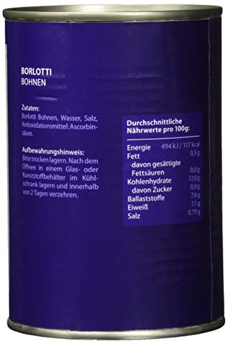 Mamma Lucia Borlotti Bohnen, 12er Pack (12 x 400g)