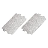uxcell マイカプレートシート 断熱ボード 電子レンジ 導波管カバー 修理キット 115mm x 65mm 2個入り