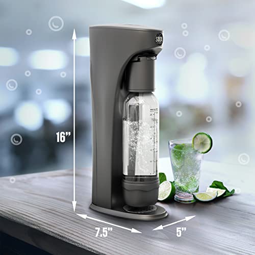 The Soda Sensei Sparkling Water Maker By Soda Sense, Carbonate Anything, Easy To Clean, Home Soda Machine, 100% Satisfaction Guarantee, Built To Last, 24-Month Warranty, Make Fizzy Water At Home #TOP3