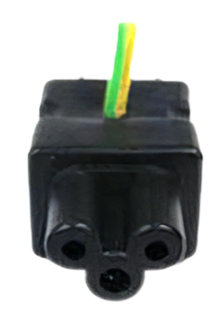 Amazon | 電源変換プラグ(2P/オス⇔3Pin/ミッキータイプ/メス)(EP-F-2P