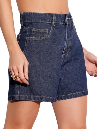 Image of Miss Chase Women's White Regular High Rise Clean Look Regular Stretchable Denim Shorts