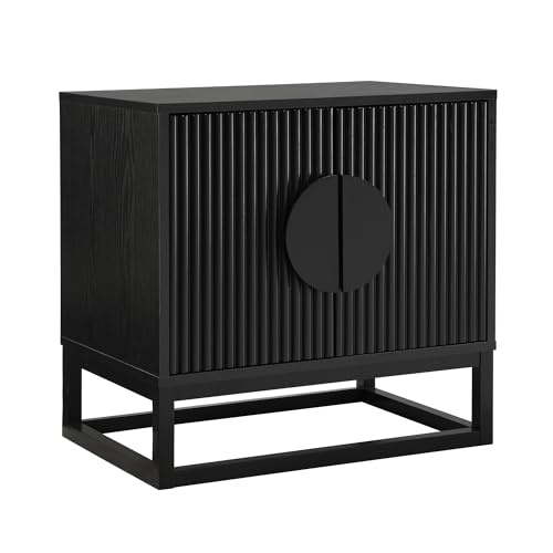 La Mejor Recopilación de Buro Madera al mejor precio. 45 ALTALIA DECO HOME Buró para Recámara - Buro de Madera, Muebles para recamara Minimalista - Mesa de Noche con Almacenamiento 2 Puertas y Repisas - Mesa Auxiliar Mueble Moderno...