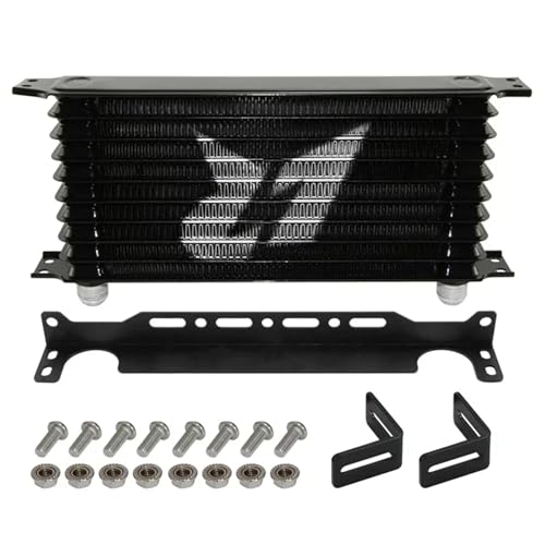 Refroidisseur d'huile AN10 10 rangées noir 262mm type Trust radiateur huile transmission voiture