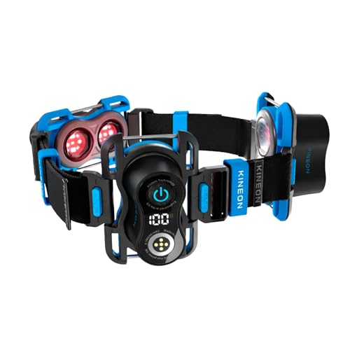 Kineon Move+ Pro   Terapia de luz roja   Terapia de luz LED para recuperación muscular dirigida, inflamación, salud articular y movilidad   Terapia de luz infrarroja portátil y manos libres para el