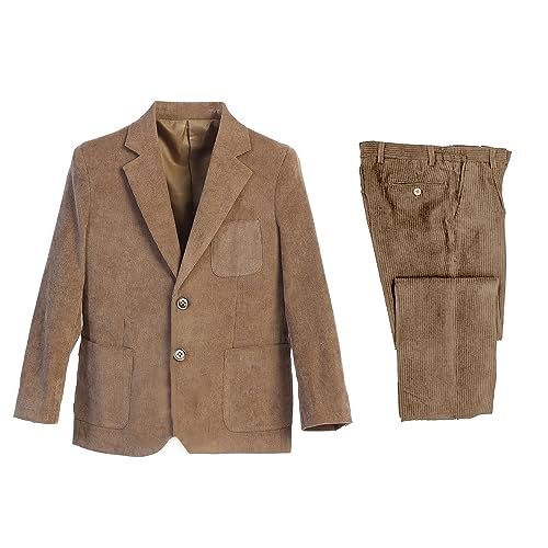 Costume garçon en velours smoking haut de gamme à revers échancré